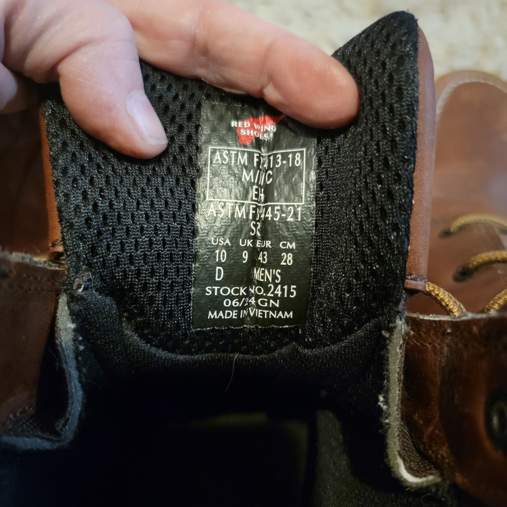 Men's Brown Leather Boots - Picture 5 of 6
